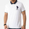 Polo USPA Double Horse Blanc